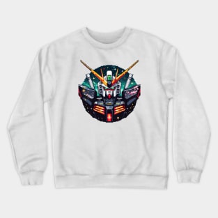 Winged Warriors: Gundam Wing, Mecha Epic, and Anime-Manga Legacy Unleashed Crewneck Sweatshirt